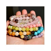 8mm Natural Stone Beaded Bracelet