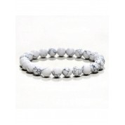 8mm Natural Stone Beaded Bracelet