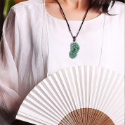 Natural Jade Pixiu Pendant Necklace