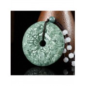 Antique Style Kowloon Jade Pendant Necklace