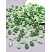 Versatile Mixed Jade Color Glass Beads