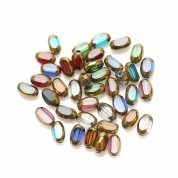 Multicolor Matte Crystal Glass Beads