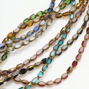 Multicolor Matte Crystal Glass Beads