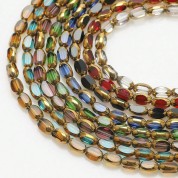 Multicolor Matte Crystal Glass Beads