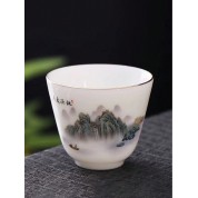 Vintage Hand-painted Ceramic Tea Cup