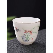 Vintage Hand-painted Ceramic Tea Cup