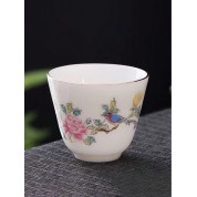 Vintage Hand-painted Ceramic Tea Cup