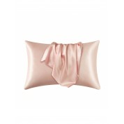 Pink 2 Pack Silky Satin Pillowcase For Hair