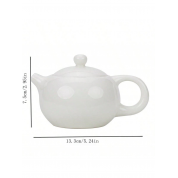 Dehua Porcelain Yanzhi Jade Tea Pot