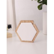 Wooden Circular Polygon Jewelry Display Stand