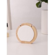 Wooden Circular Polygon Jewelry Display Stand