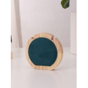 Wooden Circular Polygon Jewelry Display Stand