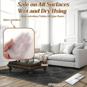 100pcs Dry Sweeping Cloths For Floor Cleaning