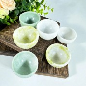 Natural White Jade Lantian Jade Cup