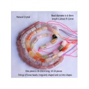 Natural Crystal Gemstone Beads For Diy Jewelry