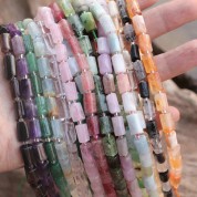 Natural Crystal Gemstone Beads For Diy Jewelry