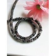 Natural Green Dongling Tiger Eye Beaded Strand