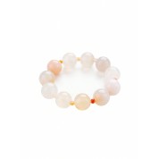 Elegant Natural Agate Beaded Bracelet