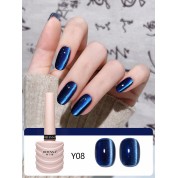 Jade Blue Cat Eye Gel Nail Polish