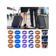 Vibrant Silicone Luggage Wheel Protectors