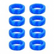 Vibrant Silicone Luggage Wheel Protectors