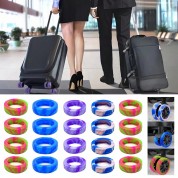 Vibrant Silicone Luggage Wheel Protectors