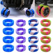 Vibrant Silicone Luggage Wheel Protectors