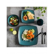 Elegant Matte Jade Dinnerware Set For 4