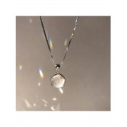 Luxurious White Jade Pendant Necklace