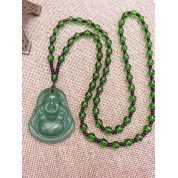 One Piece Vintage Jade Stone Buddha Pendant