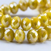 8mm Multicolor Faceted Glass Beads