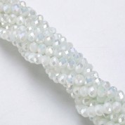 8mm Multicolor Faceted Glass Beads