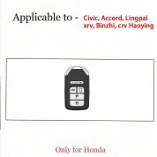 Multi-color Tpu Car Key Cover For Honda Models