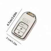 Multi-color Tpu Car Key Cover For Honda Models