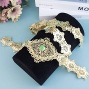 Elegant Gold Moroccan Kaftan Belt