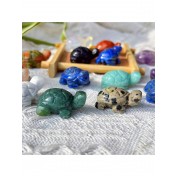 Natural Mixed Quartz Crystal Turtle Decor