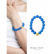 Blue Agate Healing Crystal Bracelet