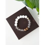 Natural Crystal & Hetian Jade Healing Bracelet