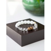 Natural Crystal & Hetian Jade Healing Bracelet