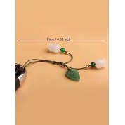 Green Plastic Lily Of The Valley Phone Charm