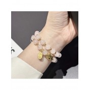 Fashionable Pink Jade Apple Watch Band