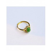 Elegant Emperor Green Jadeite Ring