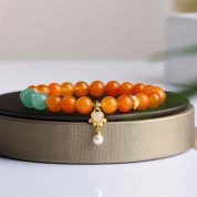 Lucky Feng Shui Natural Jade Stone Bracelet