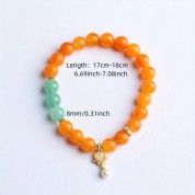 Lucky Feng Shui Natural Jade Stone Bracelet