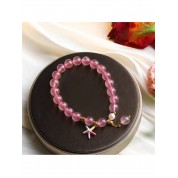 Charming Pink Crystal Lucky Bracelet