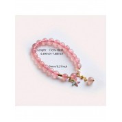 Charming Pink Crystal Lucky Bracelet