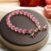 Charming Pink Crystal Lucky Bracelet