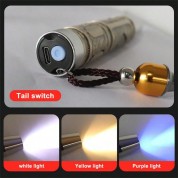 Led Rechargeable Flashlight For Gem Identification