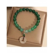 Elegant Gradient Green Agate Forest Bracelet