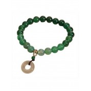 Elegant Gradient Green Agate Forest Bracelet